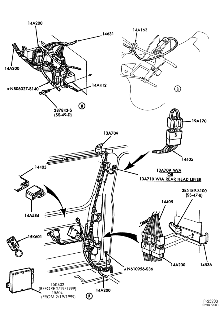 Схема ELECTRICAL SYSTEMS-Wiring system - body - Page E-E150/450