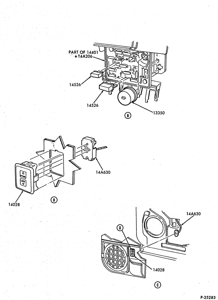 Схема ELECTRICAL SYSTEMS-Power door locks & controls - B/T 66 - Page B