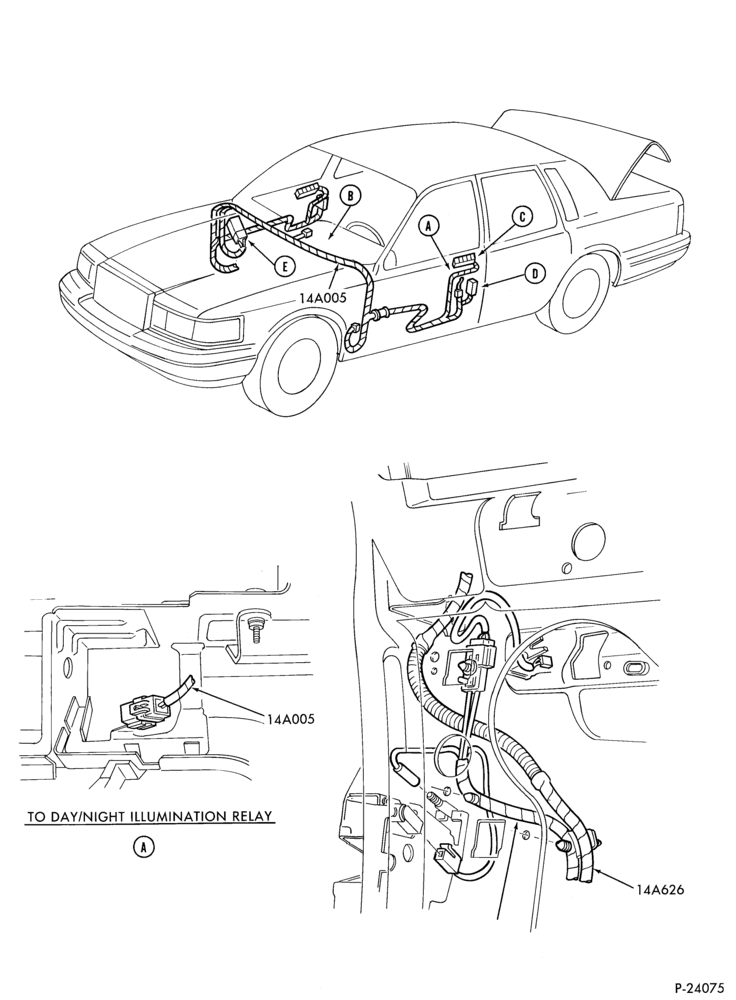 Схема LAMPS-Keyless, illuminated entry system & related parts - Page A