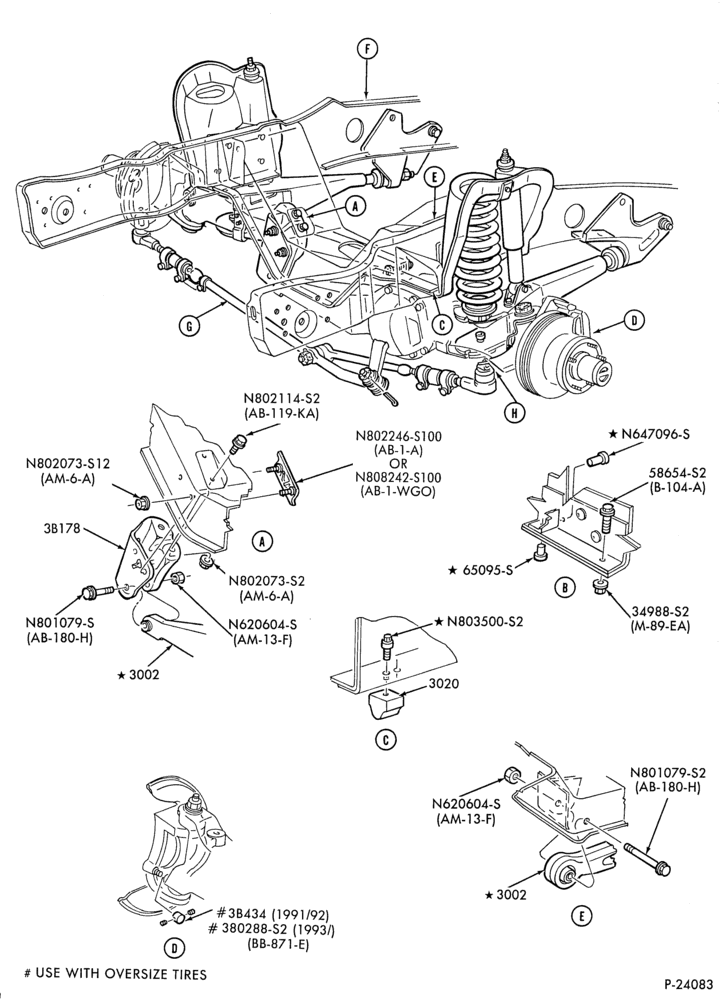 Схема FRONT SUSPENSION-Front suspension - single shock - Page A-U150