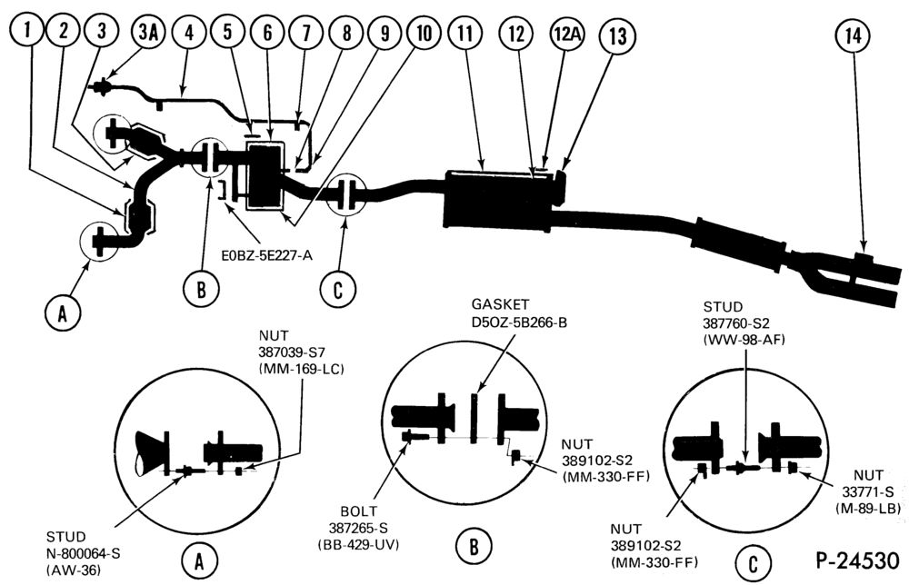 Схема (F,J) WITH TRANSVERSE CONVERTER -- 2 T/B 2 U/B
