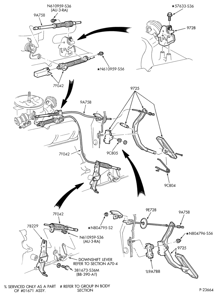 Схема 8 CYL. 5.8LW-Accelerator linkage - AOT