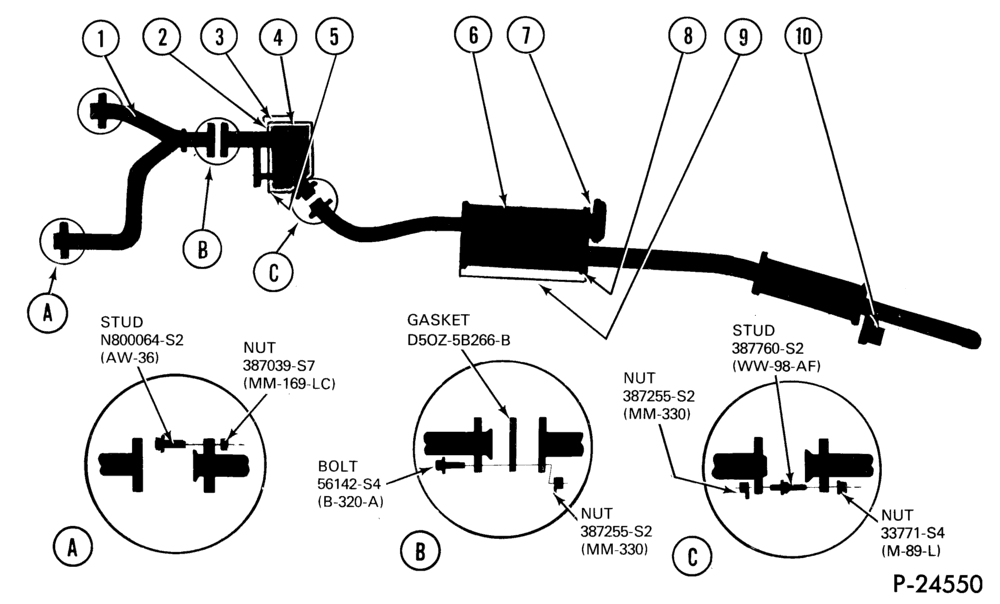 Схема 6 CYL. 3.3L (200 C.I.D.)-Cylinder block and cylinder head