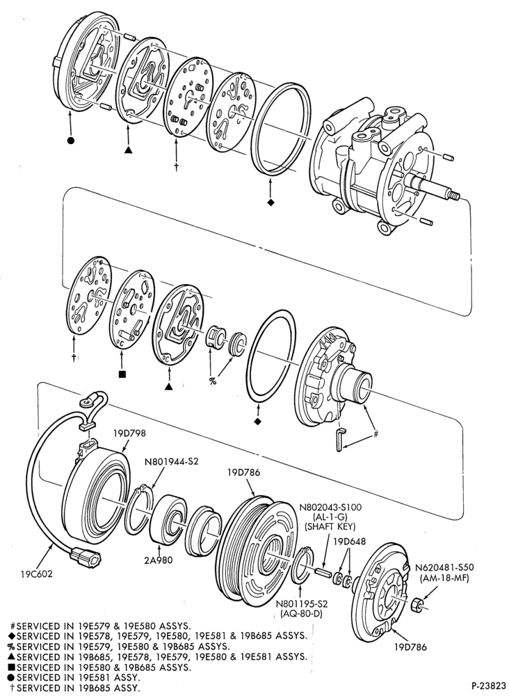 Схема AIR CONDITIONING-Compressor - FS-6-All