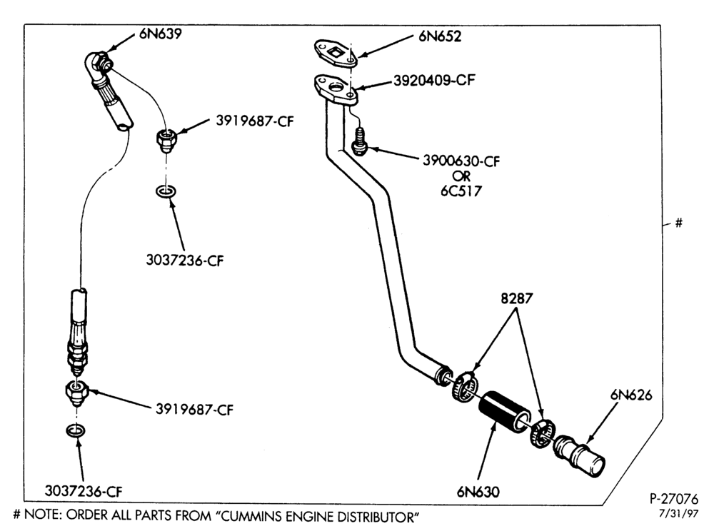 Схема Воздушный фильтр, CHOKE, ACCEL, SPEED CONTROL-Turbocharger plumbing - FD-1460