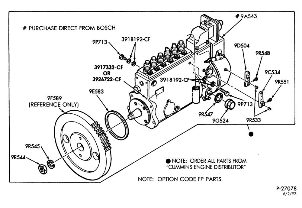 Схема MANIFOLDS, THERMOSTATS & EMISSION PARTS-Fuel injection pump (in-line) and related parts - ""From 11/93'' - Page A
