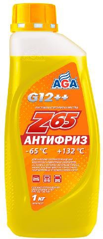 AGA AGA042Z Agaaнтифриз 1kg готовый к применению, желтый, 65с купить в Самаре