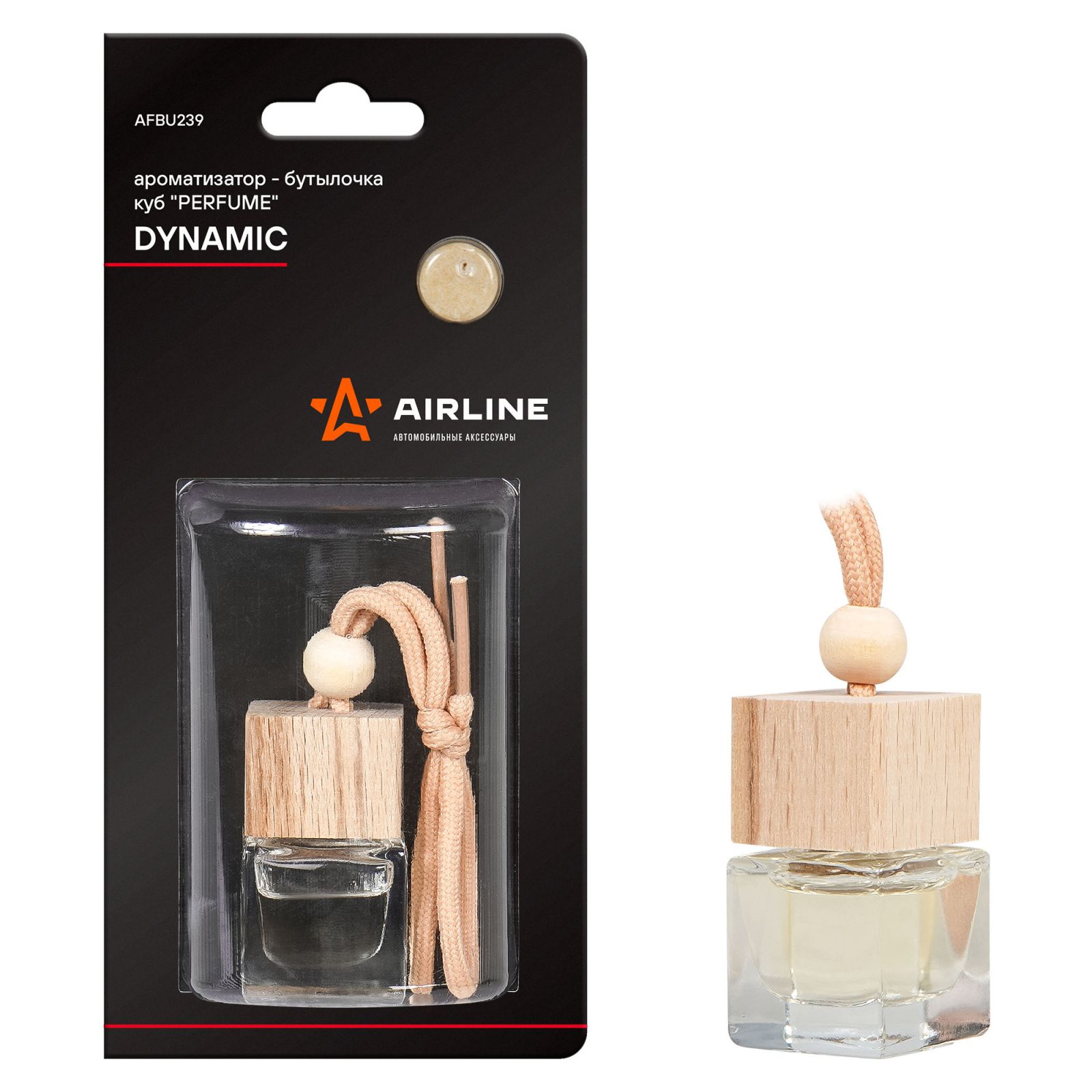 AIRLINE AFBU239 Ароматизатор-бутылочка куб Perfume DYNAMIC