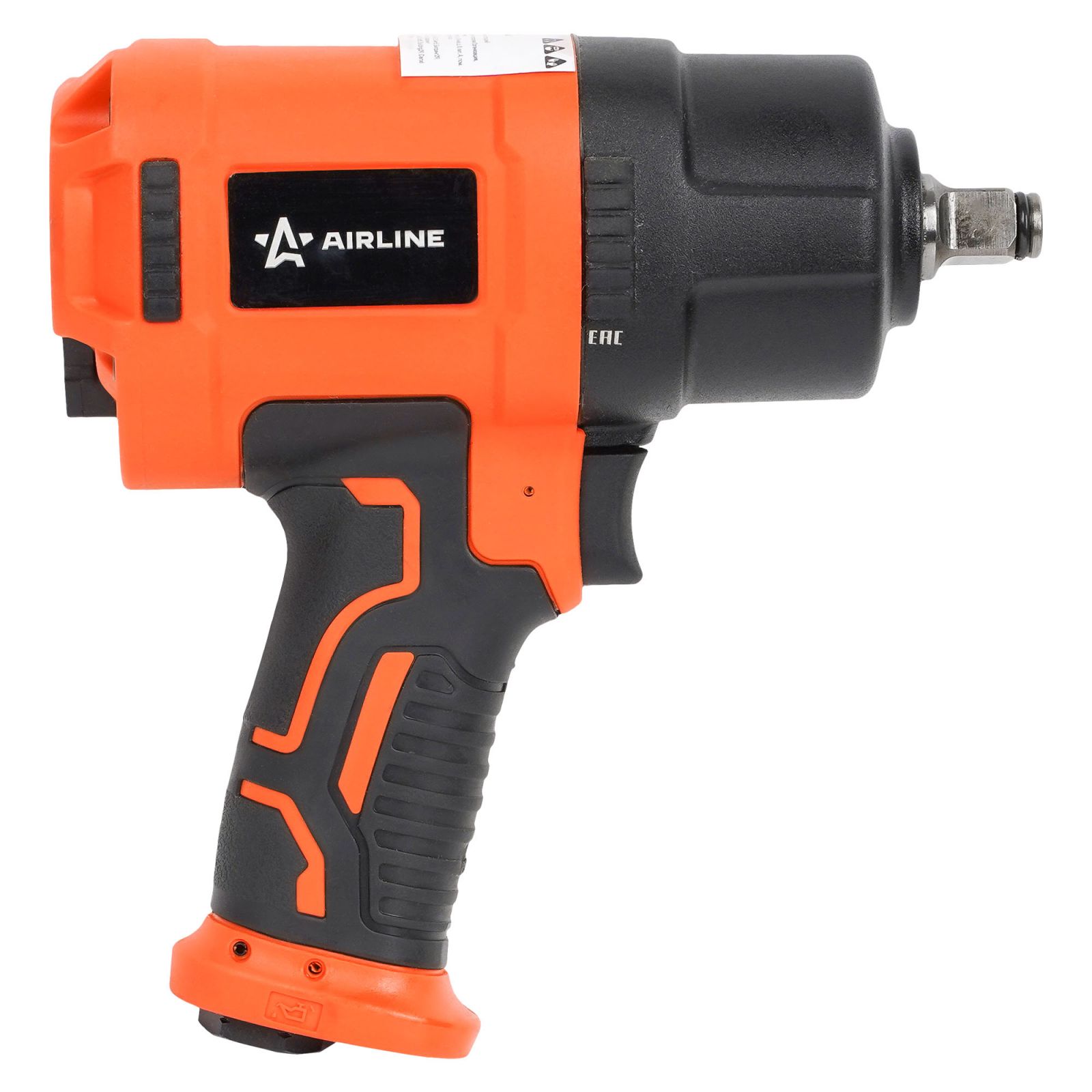 AIRLINE ATIW03 Гайковёрт пневматический ударный 1/2DR 860Нм композитный (AT-IW-03)