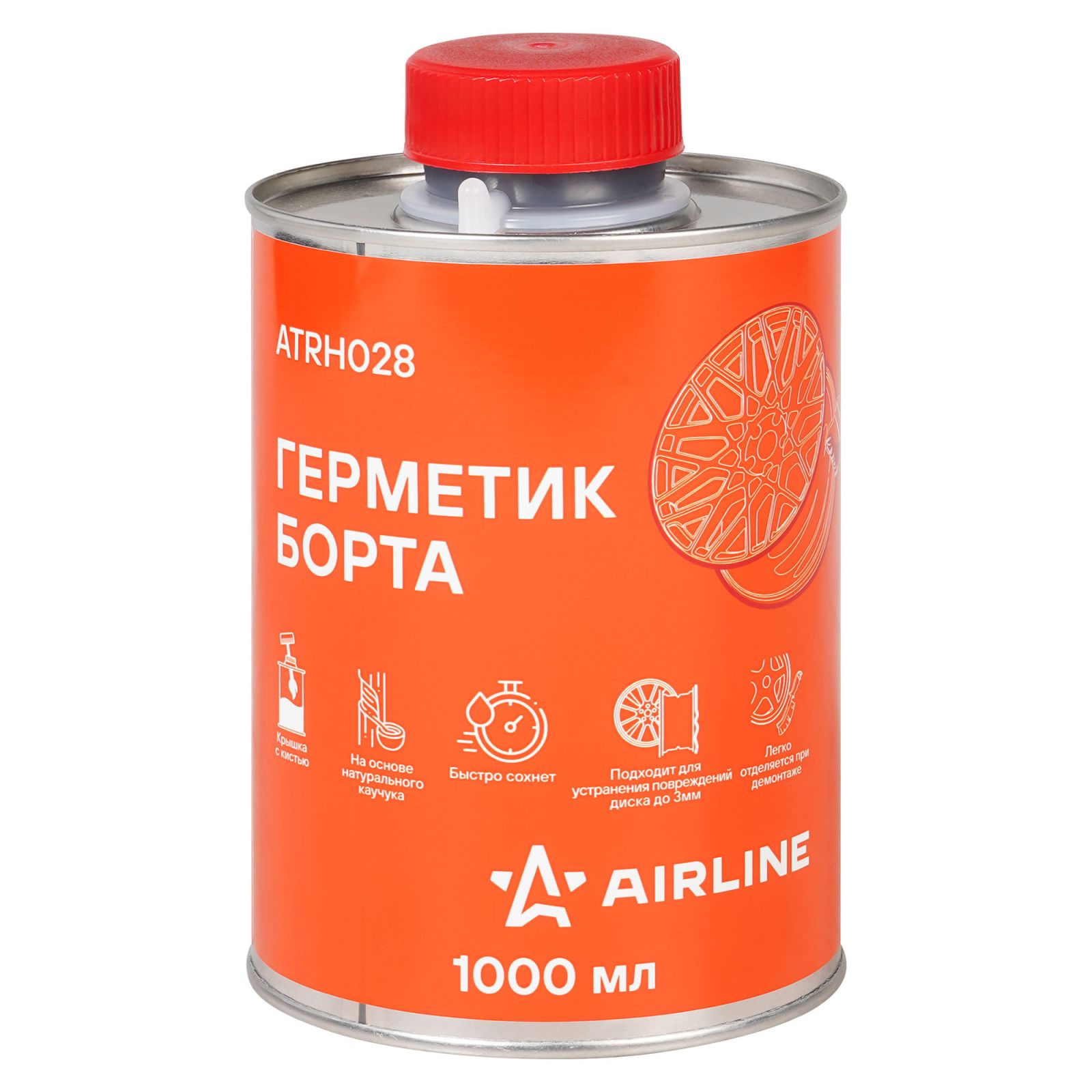 AIRLINE ATRH028 Герметик борта, банка с кистью, 1л