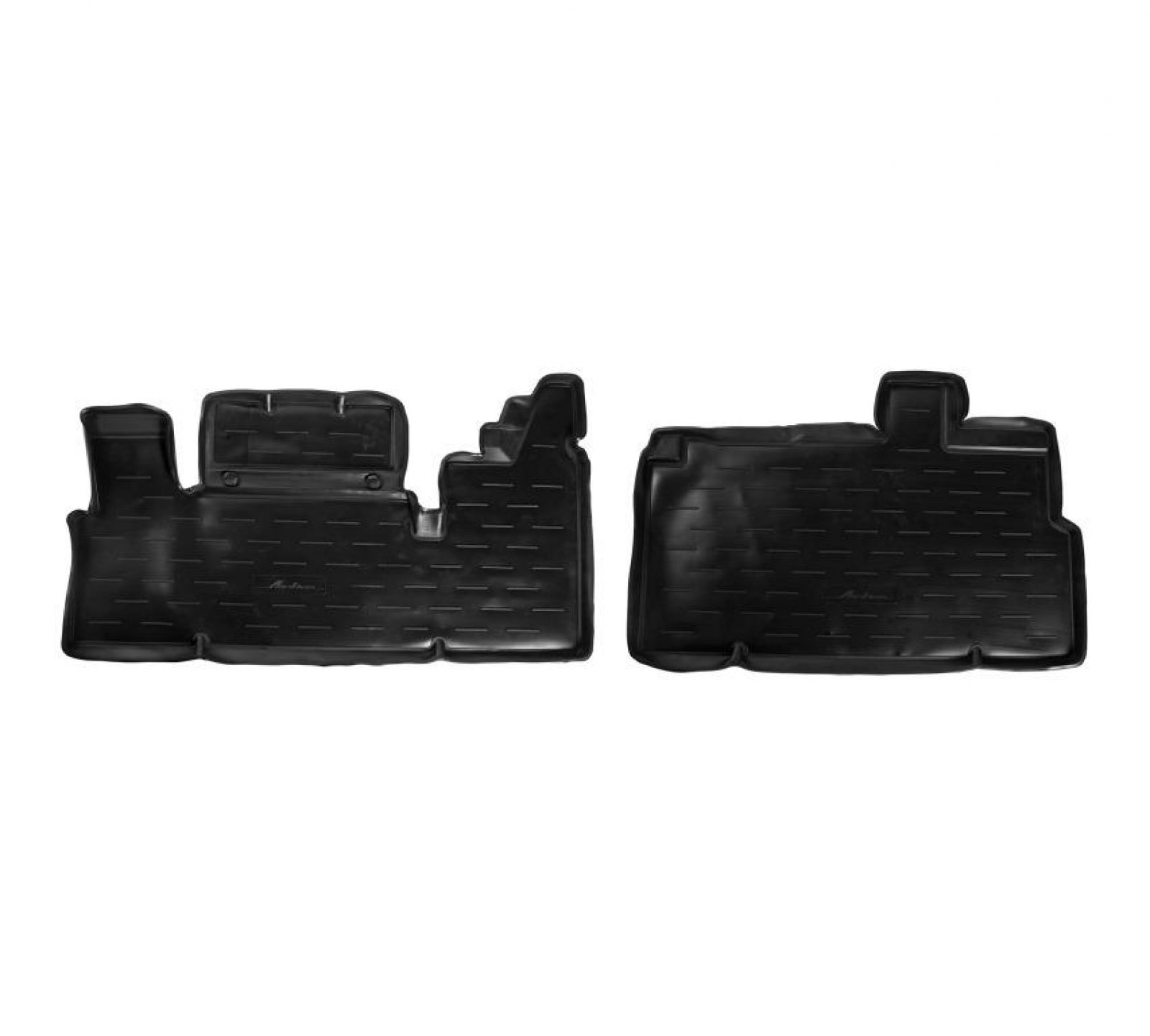 AIRLINE ACMPS18 Ковры для ГАЗель Бизнес(Фермер)(330232) (95-), 2 шт., выс. борт, 2й ряд, ТЭП, черн. (ACM-PS-18)