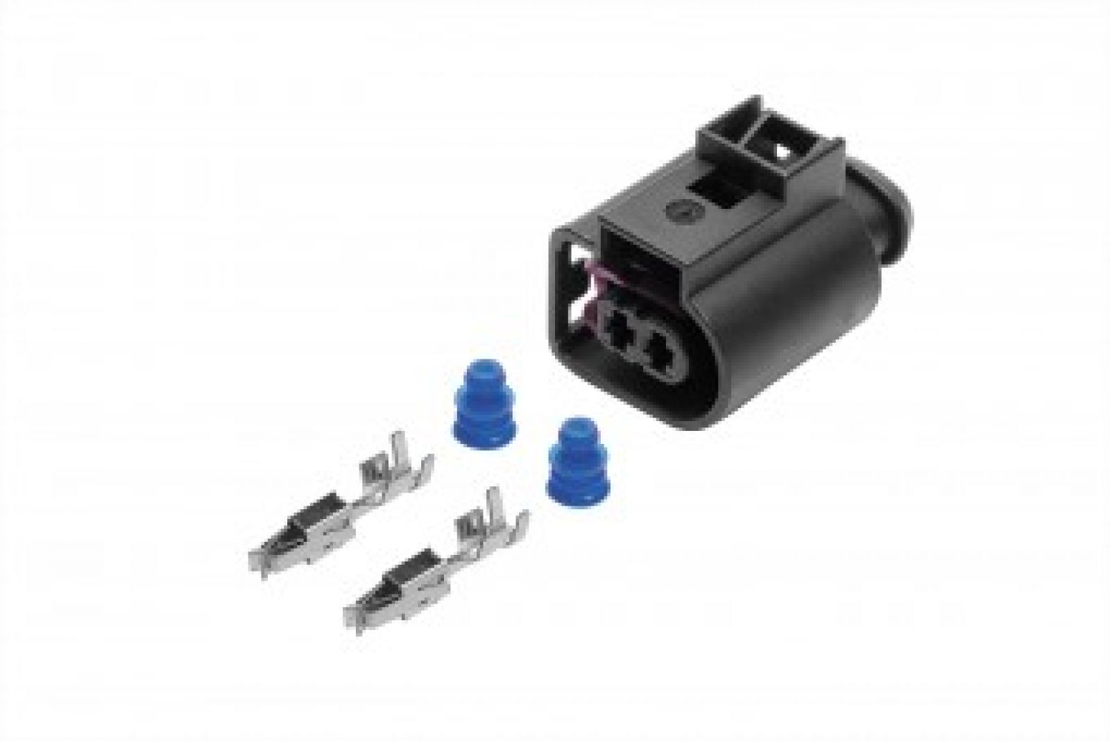 AIRLINE AECC244 Разъем 2 pin без проводов для генератора VAG Fabia, Rapid, Polo, звук. сигнала VAG Octavia