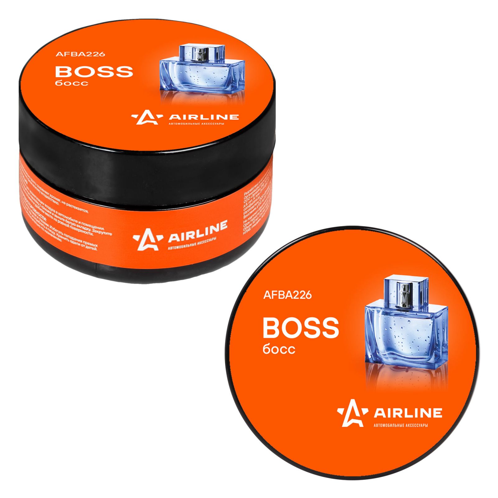 AIRLINE AFBA226 Ароматизатор-банка гелевый Планета 60мл boss (AFBA226)