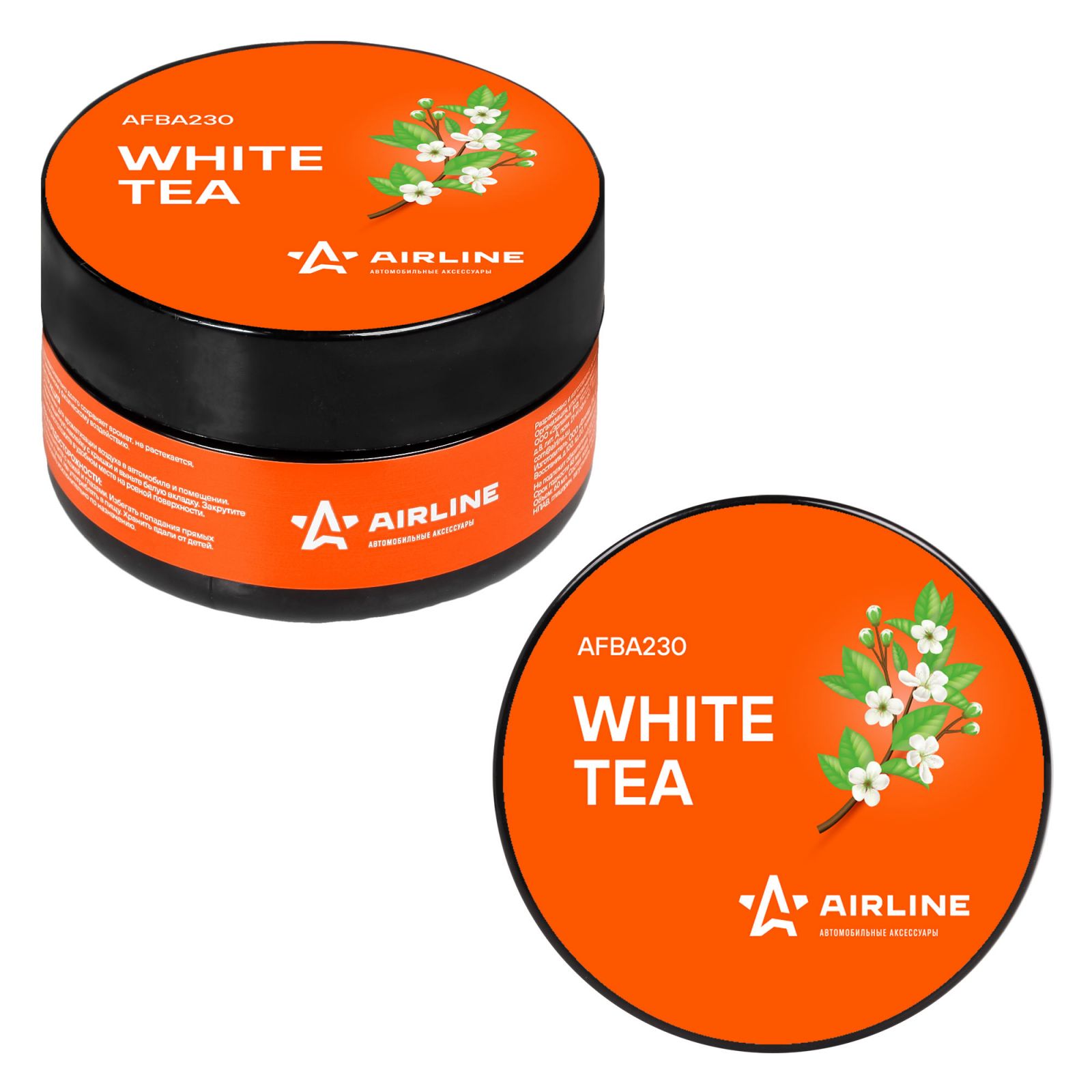 AIRLINE AFBA230 Ароматизатор - банка гелевый Планета 60мл white tea