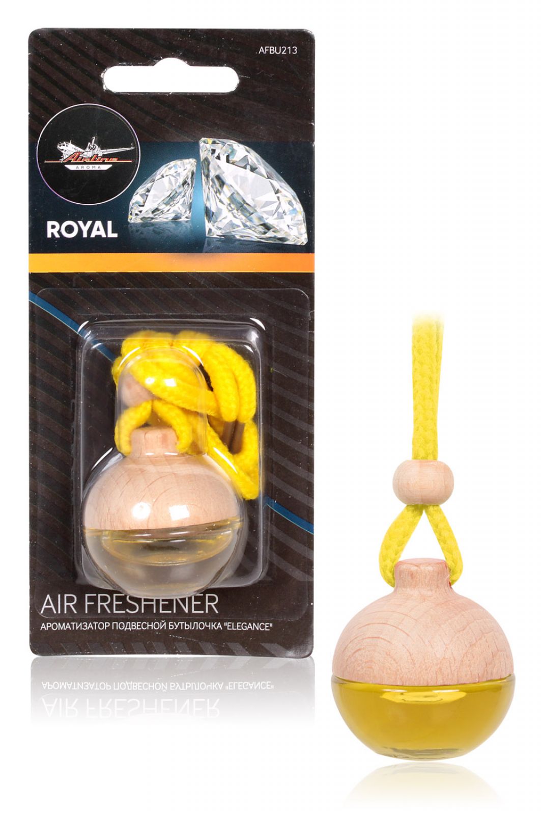 AIRLINE AFBU213 Ароматизатор подвесной бутылочка Elegance royal
