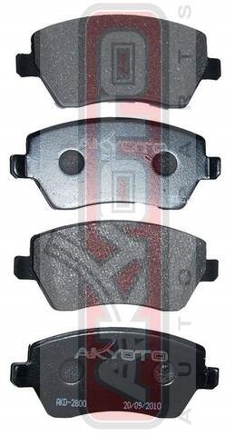 AKYOTO AKD2800 Колодки тормозные дисковые передние