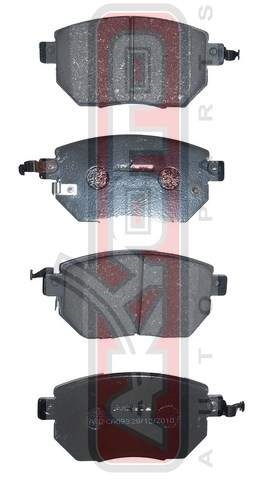 AKYOTO AKDCA093 Колодки тормозные дисковые передние (WVA 24057/24056/24667 15,0 mm.)