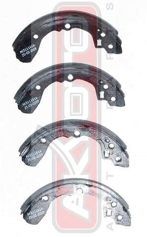 AKYOTO AKS11161 КОЛОДКИ ТОРМОЗНЫЕ БАРАБАННЫЕ ЗАДНИЕ