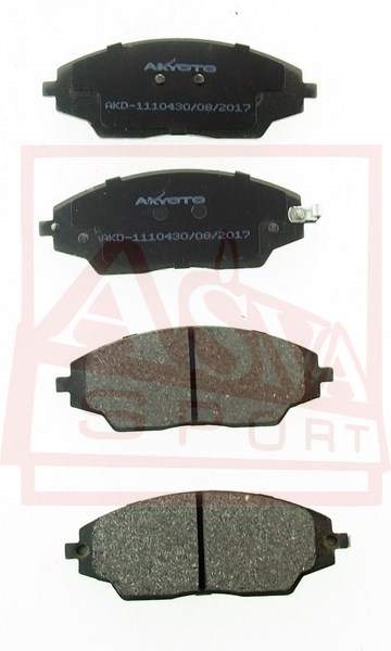 AKYOTO AKD11104 Колодки тормозные