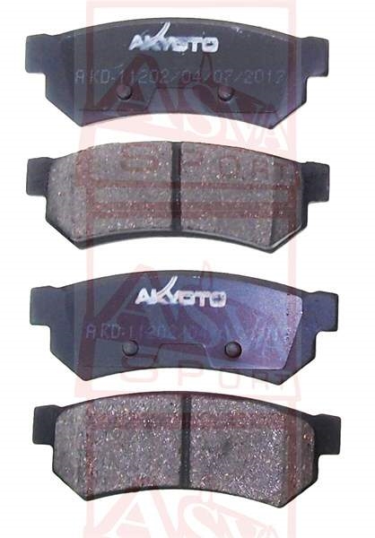 AKYOTO AKD11202 Колодки тормозные дисковые задние