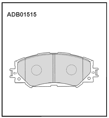 ALLIED NIPPON ADB01515 Колодки тормозные дисковые | перед |