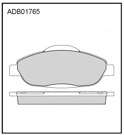 ALLIED NIPPON ADB01765 Колодки тормозные дисковые | перед |