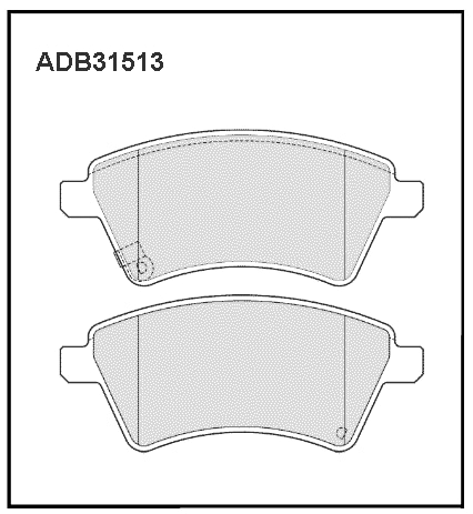 ALLIED NIPPON ADB31513 Колодки тормозные дисковые | перед |