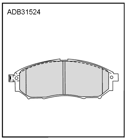 ALLIED NIPPON ADB31524 Колодки тормозные дисковые | перед |