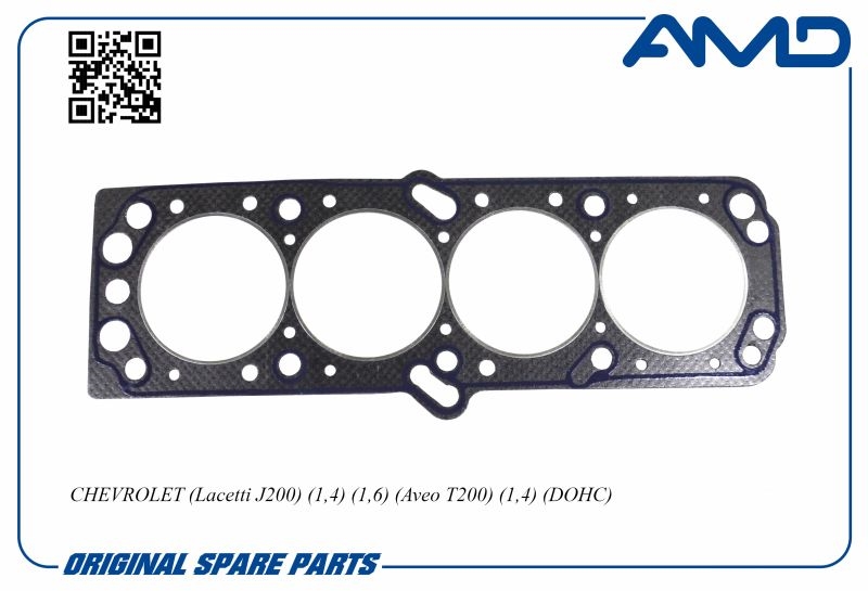 AMD AMDGAS181 Прокладка ГБЦ CHEVROLET Lacetti J200, 1,4, 1,6, Aveo T200, 1,4, DOHC AMDGAS181