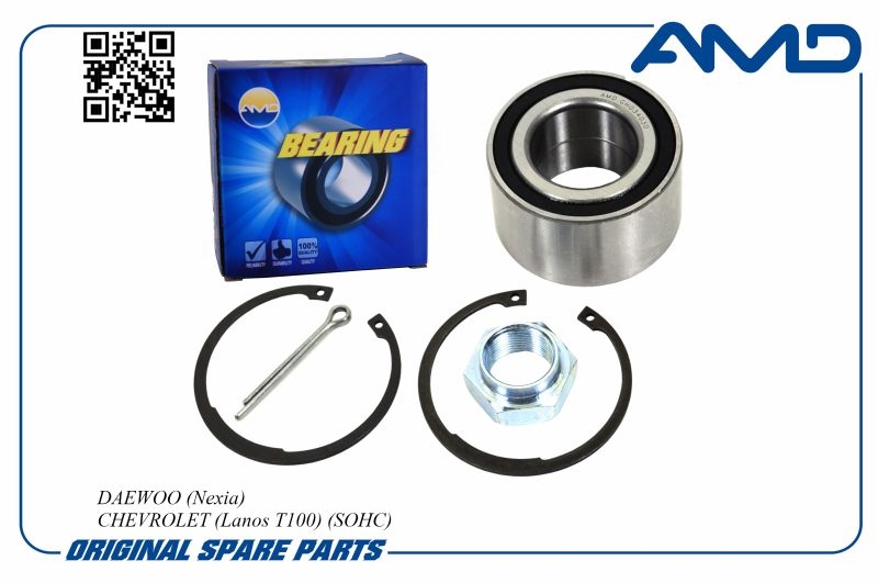 AMD AMDGH034030 Подшипник ступицы передней DAEWOO Nexia, CHEVROLET Lanos T100, SOHC AMDGH034030