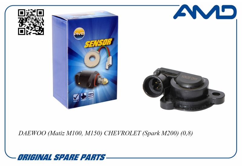 AMD AMDSEN24 Датчик положения дросельной заслонки DAEWOO Matiz M100, M150, CHEVROLET Spark M200, 0,8 AMDSEN24