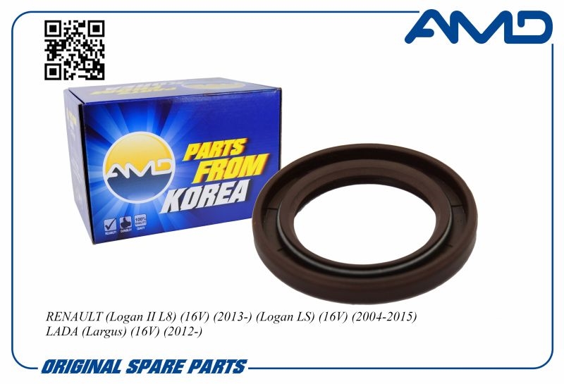 AMD AMDSG346 Сальник распредвала (42х28x5) RENAULT Logan II L8, 16V, 2013-, Logan LS, 16V, 2004-2015, Duster HSA/M, 1,6, 2011-2015, LADA Largus, 16V, 2012- AMDSG346