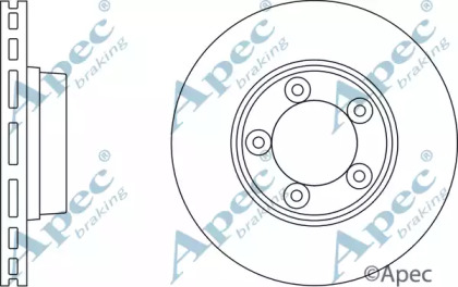 APEC BRAKING DSK2340 Тормозной диск