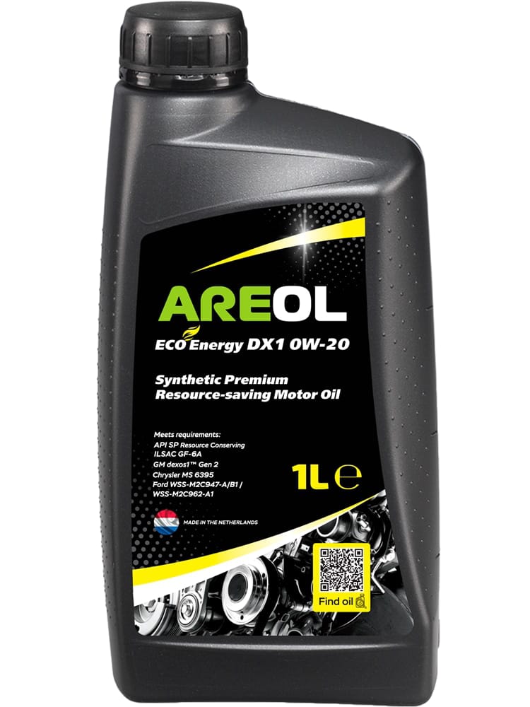 AREOL 0W20AR066 Areol eco energy dx1 0w20 (1l) масло моторное синт. api sp rc, ilsac gf 6a, gm dexos 1 gen 2 купить в Самаре