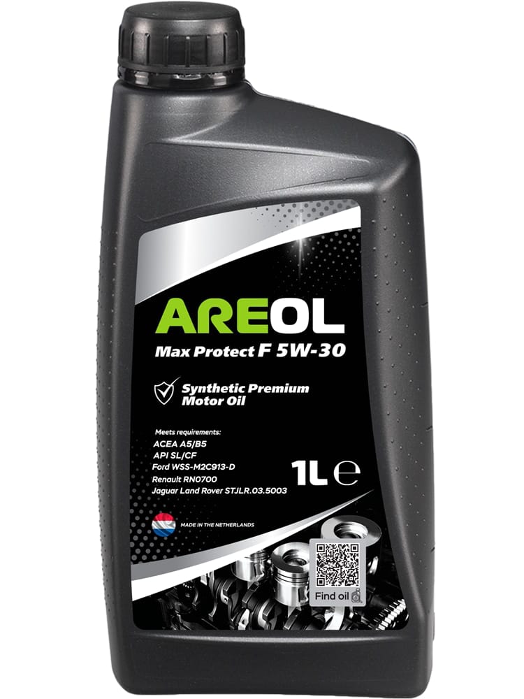 AREOL 5W30AR015 Areol max protect f 5w 30 (1l) масло моторное синт. acea a5/b5, api sl/cf, ford wss m2c913 d купить в Самаре