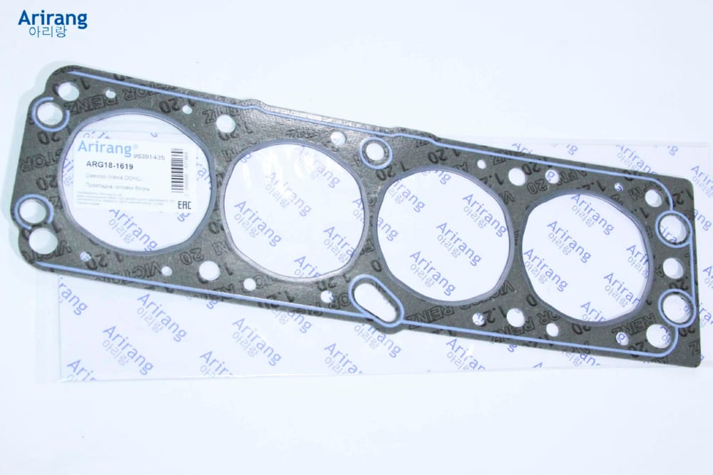 ARIRANG ARG181619 Прокладка головки блока Daewoo (Nexia 1.5 DOHC), Chevrolet (Lanos 04- DOHC) A15MF/F15D3