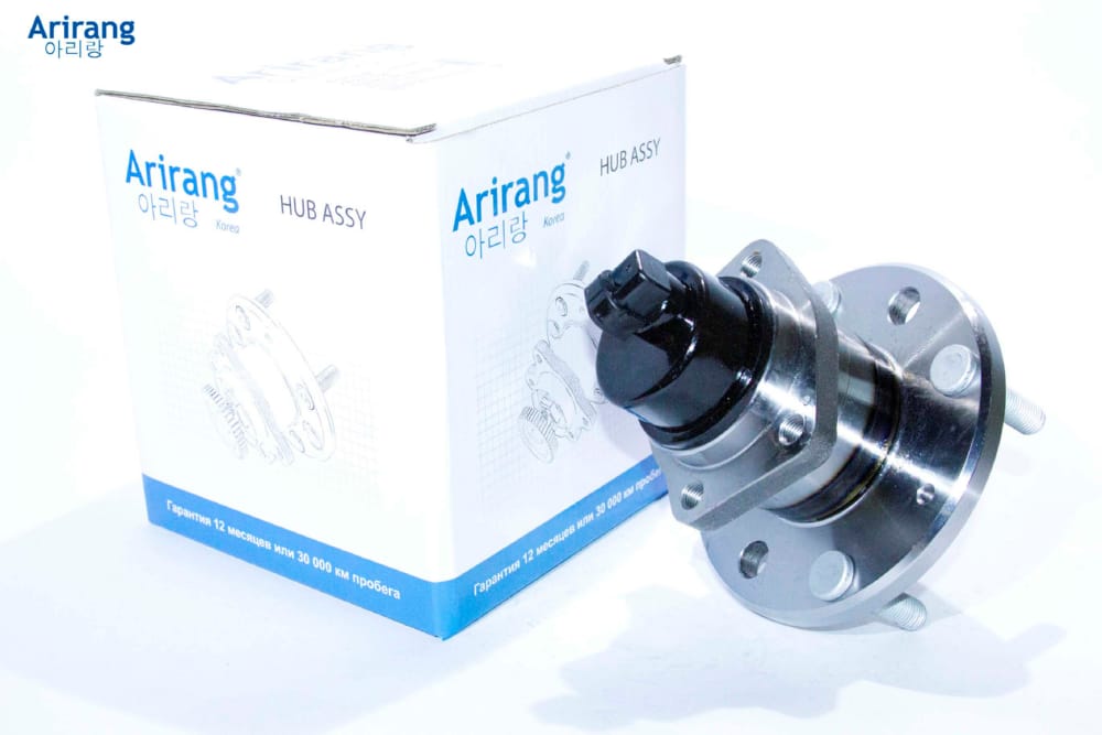 ARIRANG ARG211022 Ступица задняя в сборе с подшипником (+ABS) Chevrolet (Lacetti), Daewoo (Gentra 13-15)