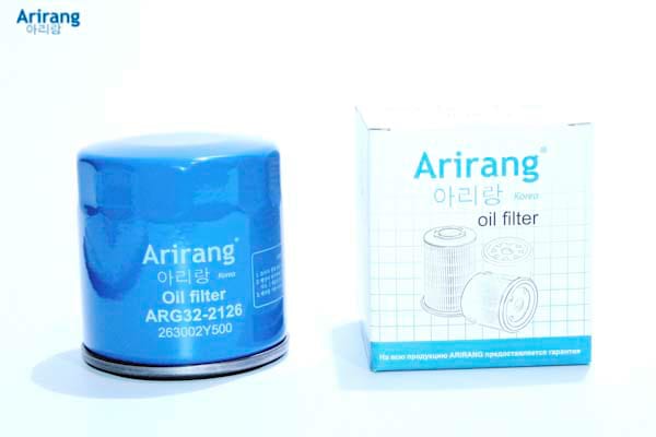 ARIRANG ARG322126 Фильтр масляный Hyundai (Solaris 17- 1.4 G4LC/Rio 3 17- 1.4 G4LC/Carens 00-06/Rio 00-05/Spectra 00-0