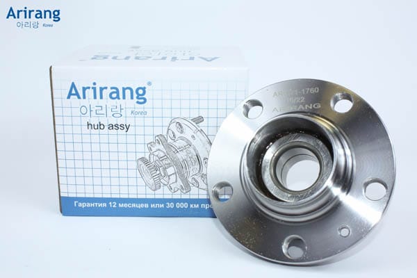 ARIRANG ARG211760 Ступица задняя  VW (Polo), Skoda (Octavia, Rapid 13-18), Audi (A1 11-18)