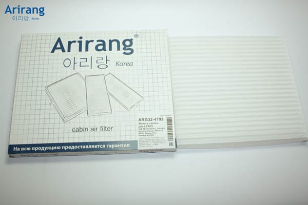 ARIRANG ARG324793 Фильтр салона LEXUS (GS, IS (XE30),RC)  NISSAN (Almera Classic, Almera II (N16), Almera Tino, Primer