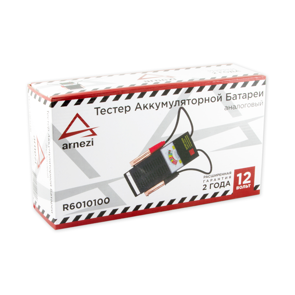 ARNEZI R6010100 Тестер аккумуляторный (вилка нагрузочная) аналоговый 12В