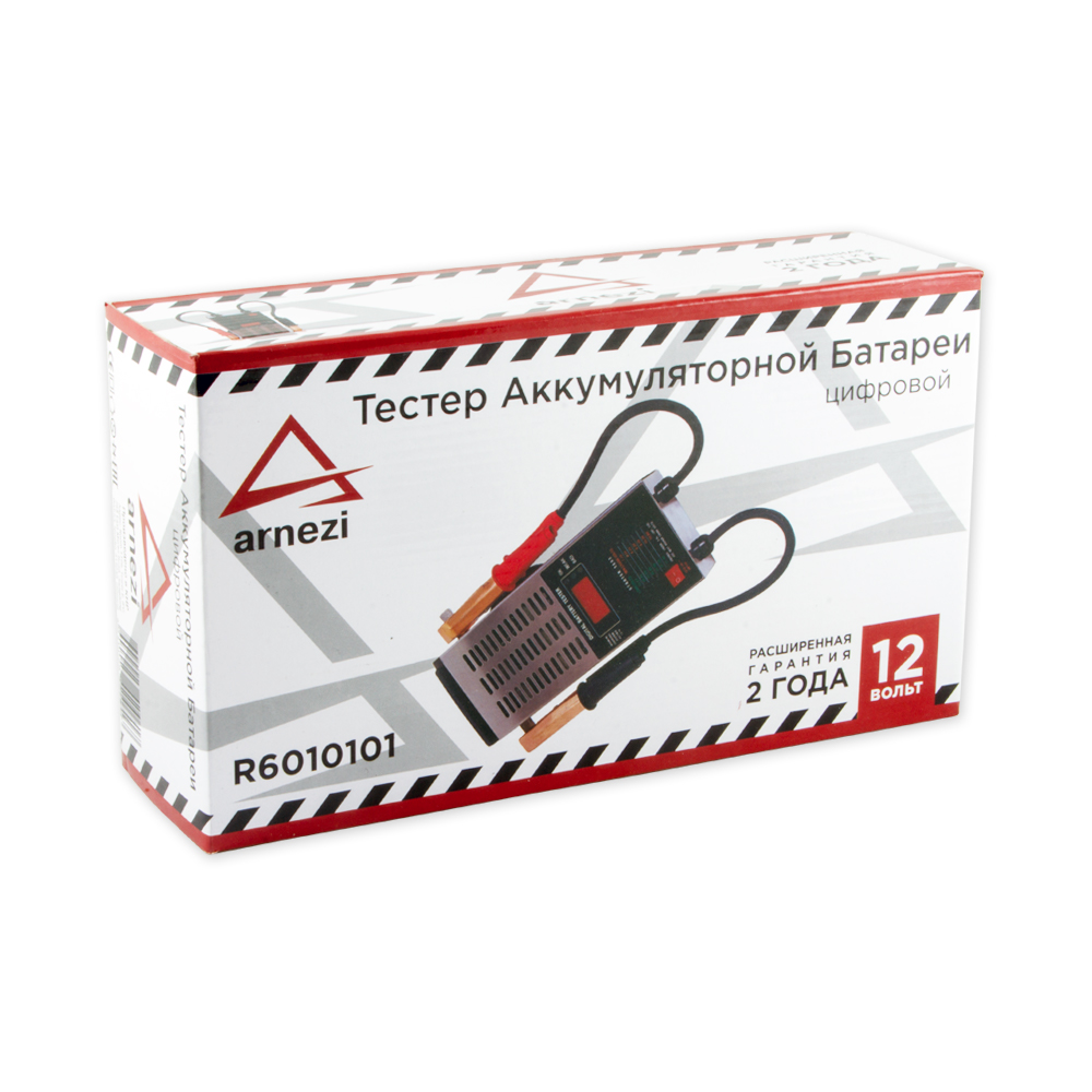 ARNEZI R6010101 Тестер аккумуляторный (вилка нагрузочная) цифровой 12В