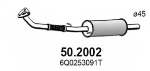 ASSO 502002 Глушитель передний