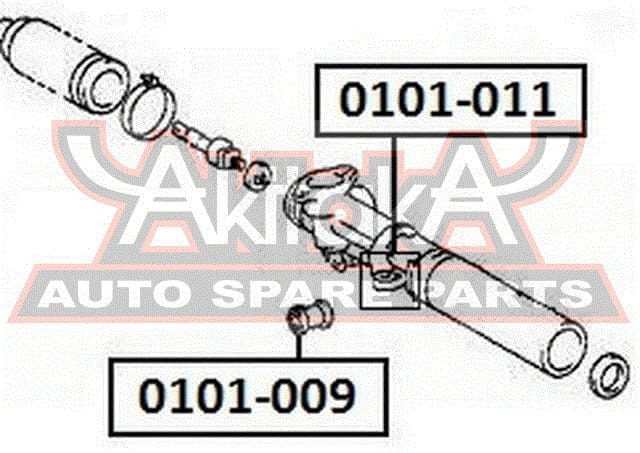 ASVA 0101011 САЙЛЕНТБЛОК РУЛЕВОЙ РЕЙКИ