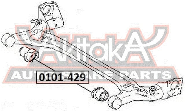 ASVA 0101429 САЙЛЕНТБЛОК ЗАДНЕЙ БАЛКИ