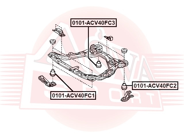ASVA 0101ACV40FC3 САЙЛЕНТБЛОК