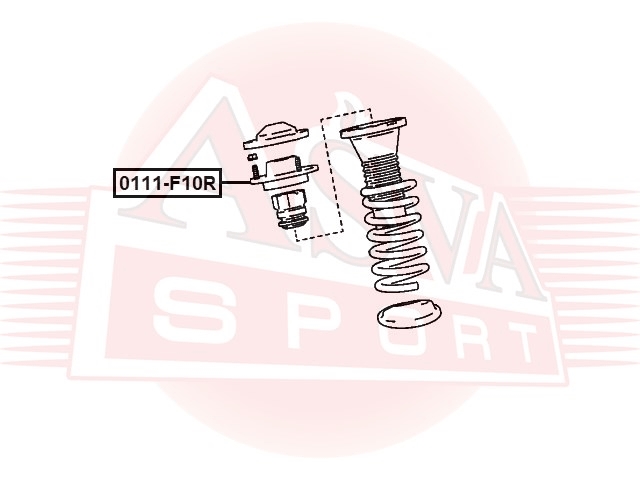 ASVA 0111F10R ОПОРА АМОРТИЗАТОРА