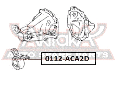 ASVA 0112ACA2D Подушка заднего дифференциала