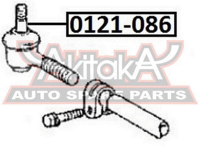ASVA 0121086 Наконечник рулевой левый