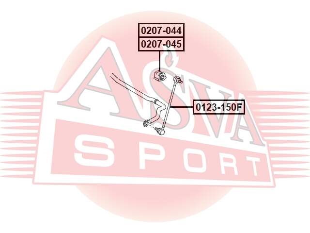 ASVA 0207044 ВТУЛКА СТАБИЛИЗАТОРА